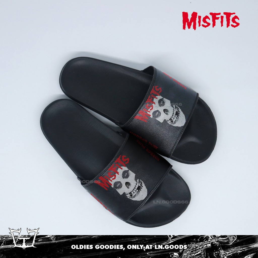 Sandal Slop/Sandal Slide Band Misfits Sandal Slip On Pria/Wanita