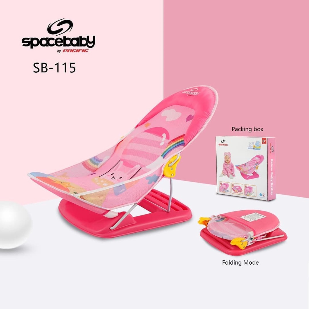 Spacebaby Deluxe Baby Bather - SB-115 (Kursi Mandi Bayi)