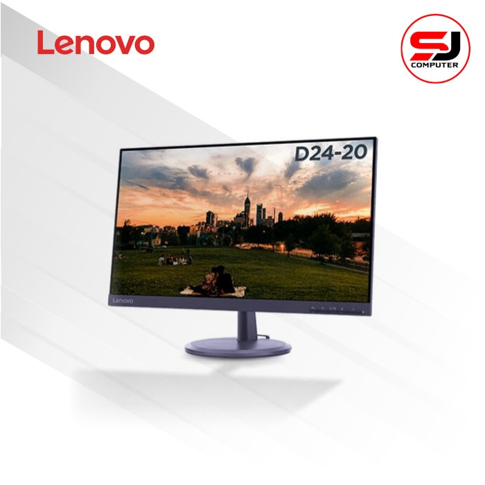 Monitor LED Lenovo D24 D24-20 24&quot; VA 1080p HDMI VGA 75Hz FreeSync