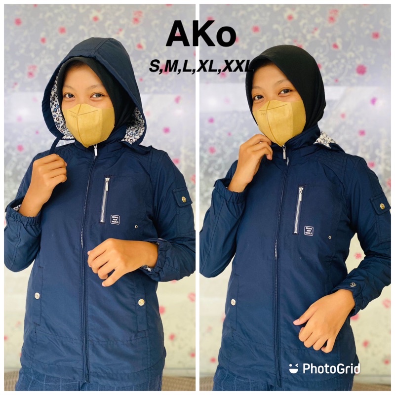 Jaket Ako Cans Terlaris s,m,l,xl-Navy