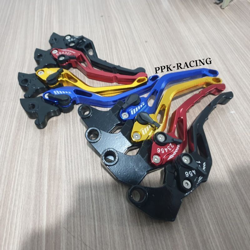 Handle Jarum CNC Model Sisik Handle Rem Variasi Nmax PCX Vario Beat Mio CBR Tiger Vixion Satria FU Scoopy Sepasang