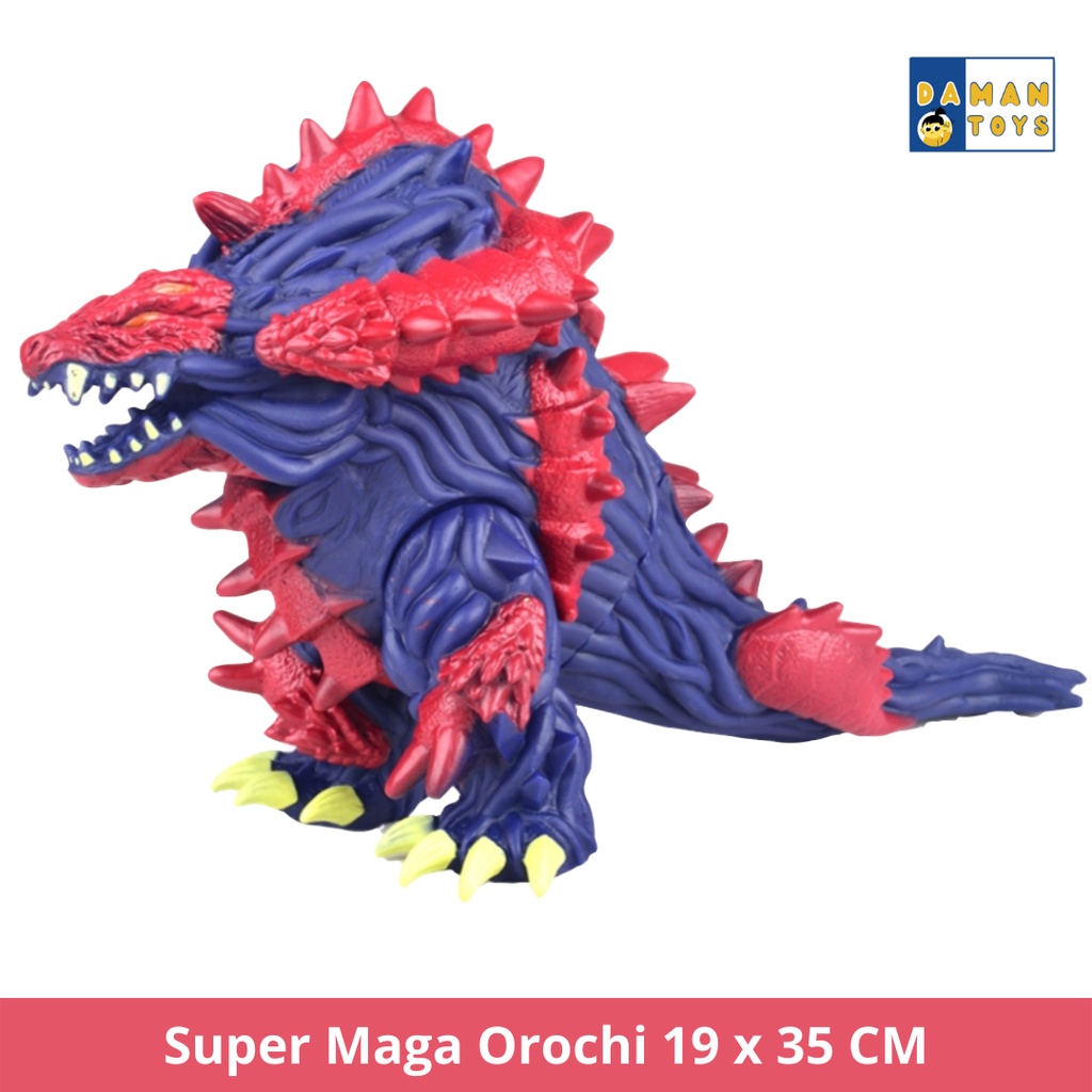 Mainan Super Maga Orochi, Action Figure Monster Kaiju Musuh Ultraman