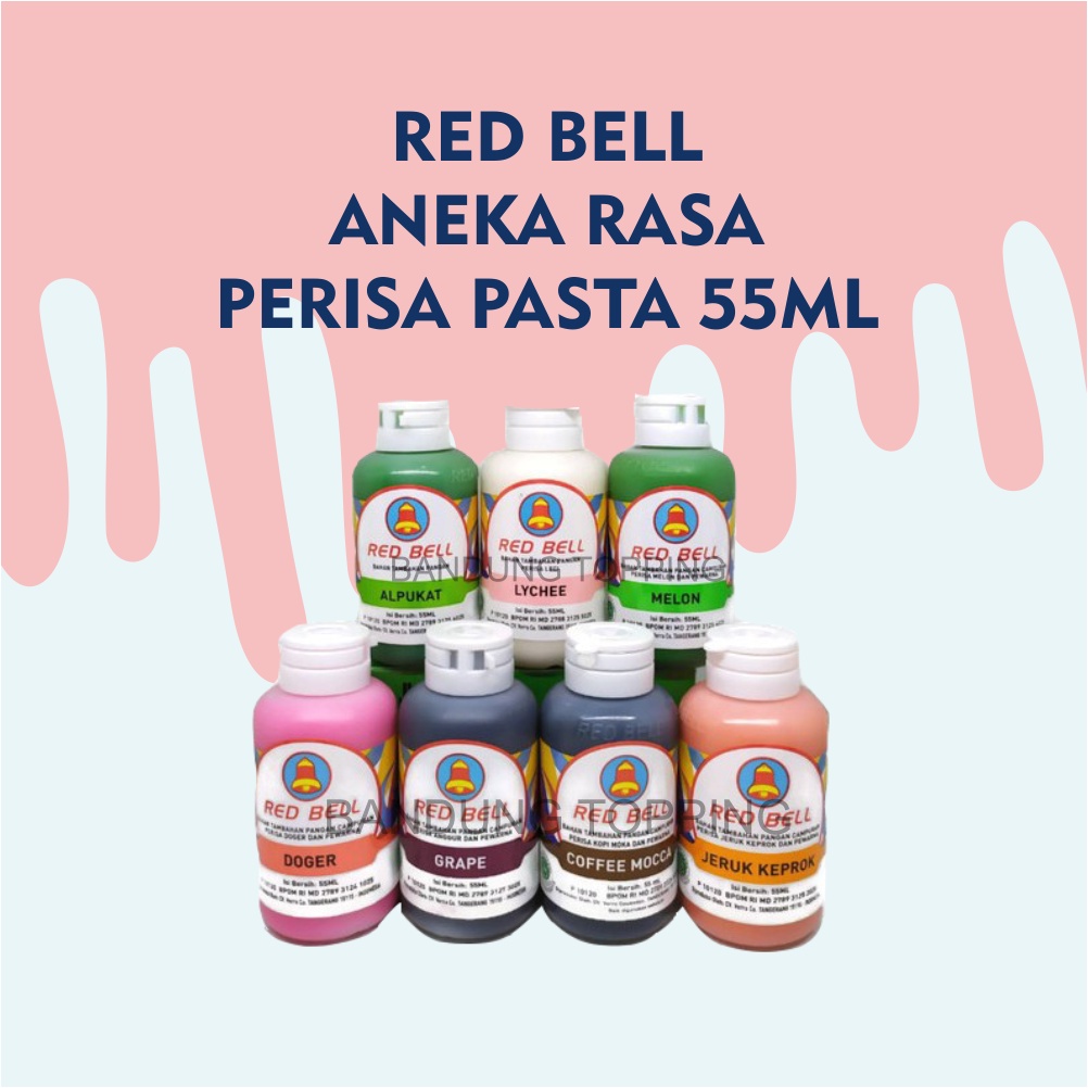 

Perisa Pasta Red bell 55ml aneka rasa