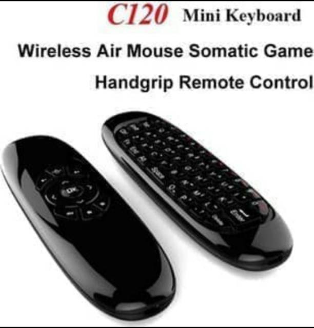 [COD] MINI C120 2.4G KEYBOARD WIRELESS 6-AXIS GYRISCOPE AIR MOUSE REMOTE KEYBOARD ANDROID TV