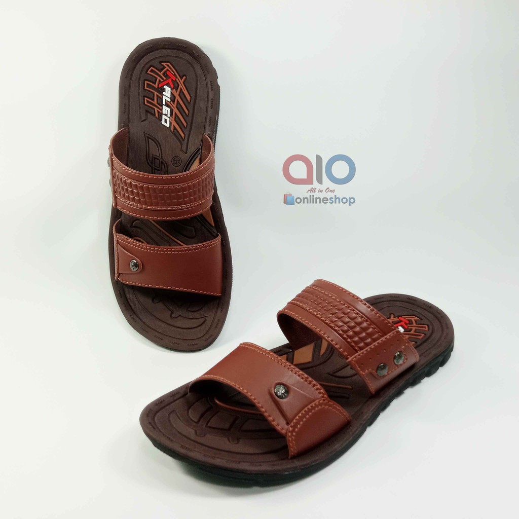 Kaleo Sandal Slop Cowok 39 - 42 Ban 2 Sendal Casual Pria Dewasa Laki KLO 28 Bahan Kulit Sintetis