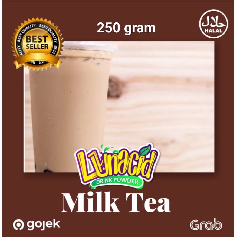 

serbuk minuman rasa milk tea/Powder drink Milk tea mix / Bubuk minuman rasa milk tea 250 gram