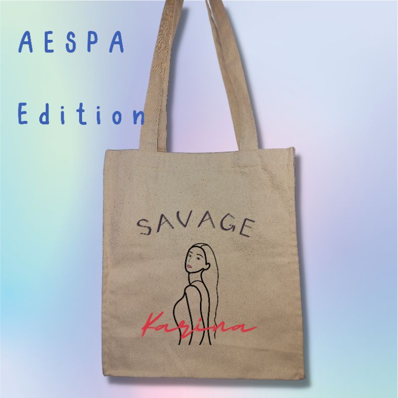 Tote Bag Canvas Aespa Edition (Karina)