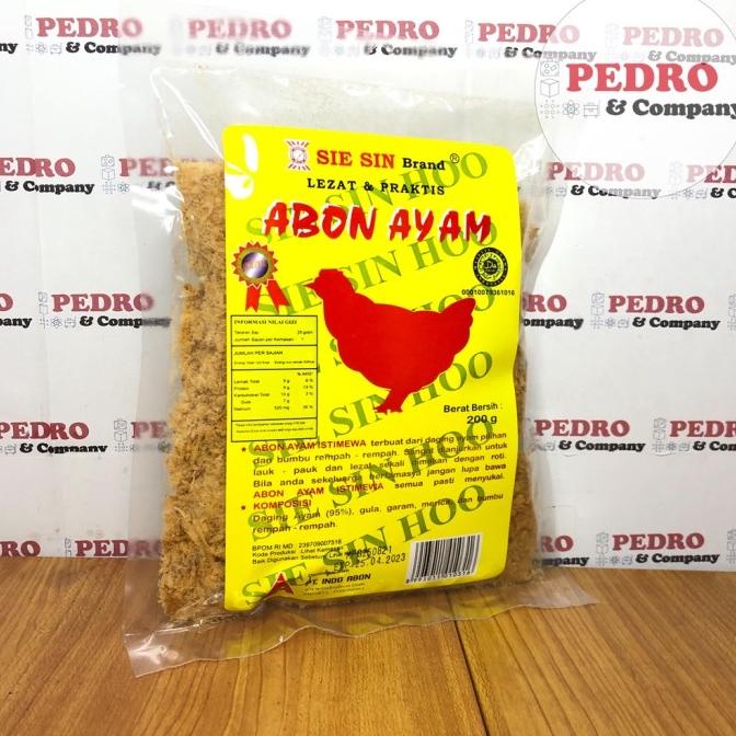 

Sie Sin Brand - Abon Ayam/ Chicken Floss (200 Gr)