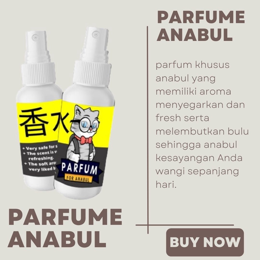 Parfum Kucing Mengharumkan dan Melembutkan Bulu tanpa Lepek Premium Wangi Tahan Lama Anti Bakteri FEZONE