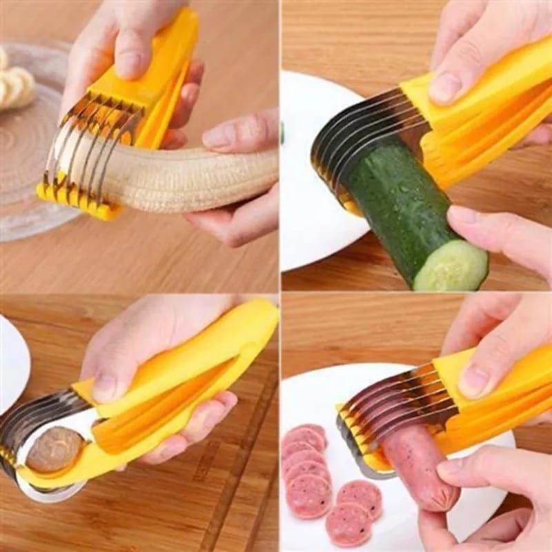 ALAT PENGIRIS / PEMOTONG PISANG ATAU SOSIS (BANANA SLICER)