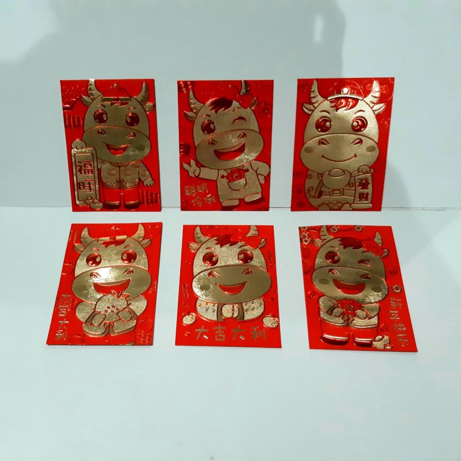 

angpao imlek 2021 shio kerbau LL0357 termurah LIMITED EDITION PREMIUM