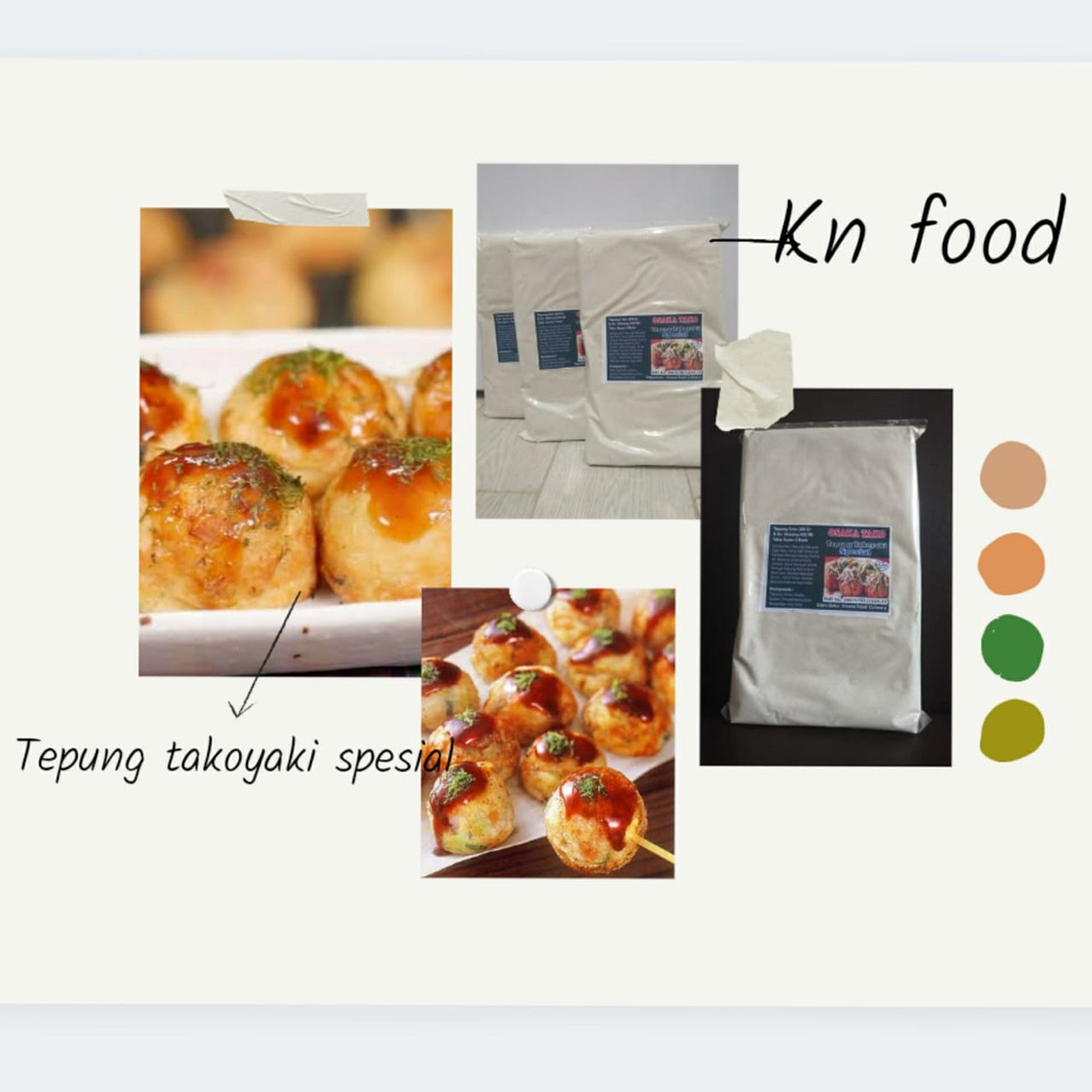 

Tepung Takoyaki 1Kg - Pusat Tepung Takoyaki Special