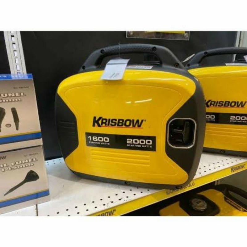 Genset Inverter Silent 2000Watt Krisbow Generator Gasoline Bensin
