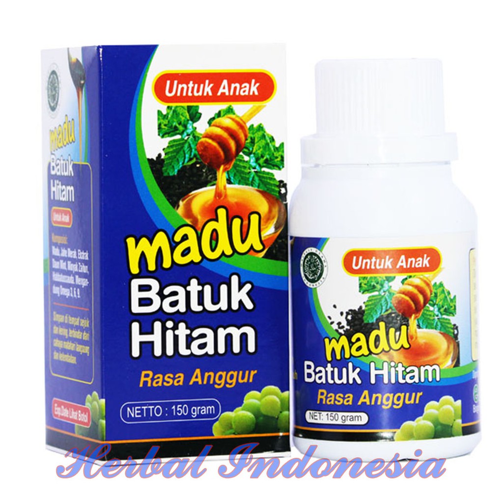 Madu Batuk Hitam Untuk Anak El-Iman Rasa Anggur 150gr