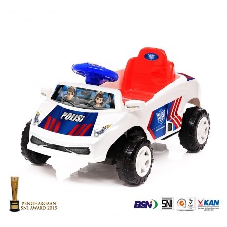 GGC 629 - Mainan Mobil Dorong Polisi - Mainan Mobil Duduk Anak