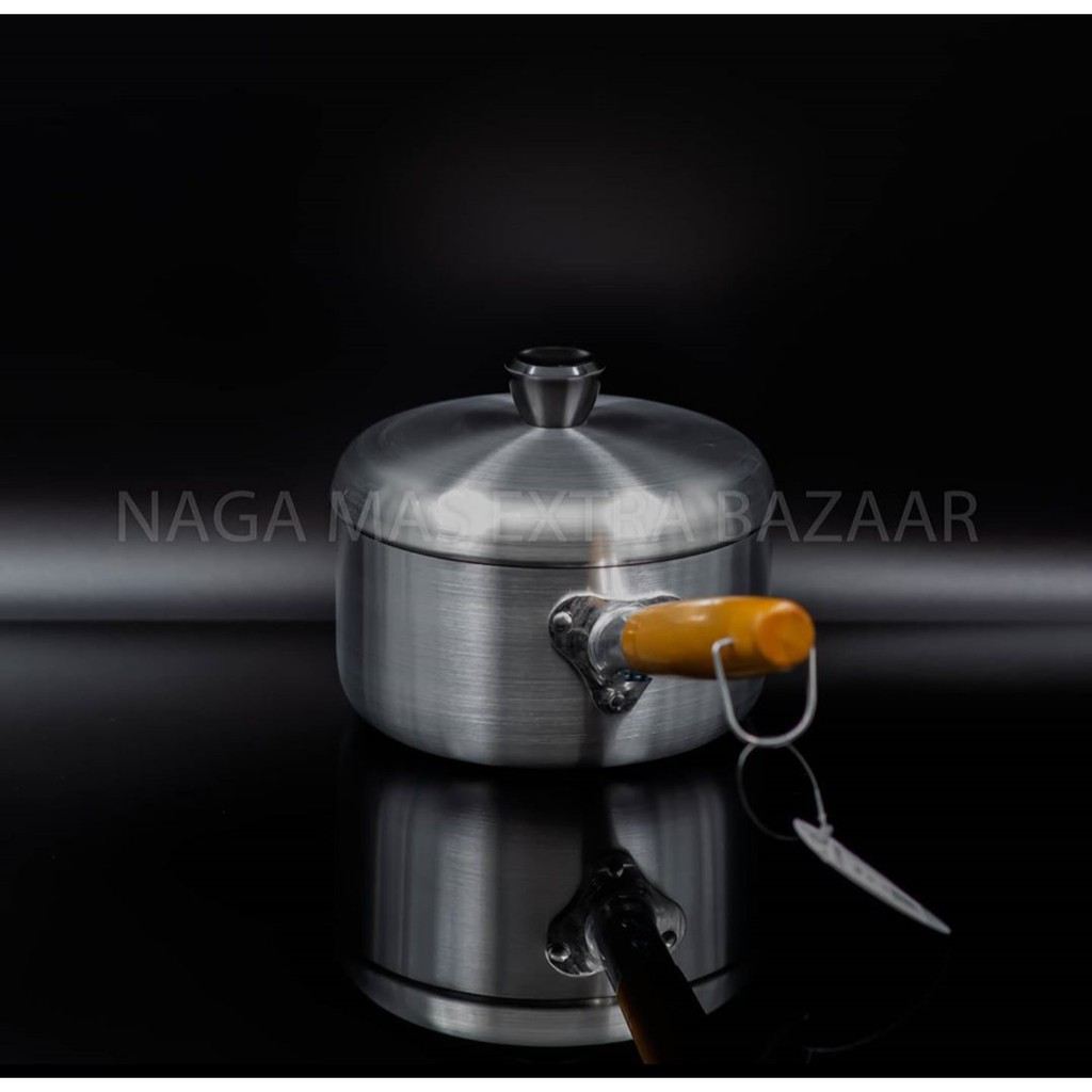 Sauce Pan Aluminium (panci Gagang) 14 Cm