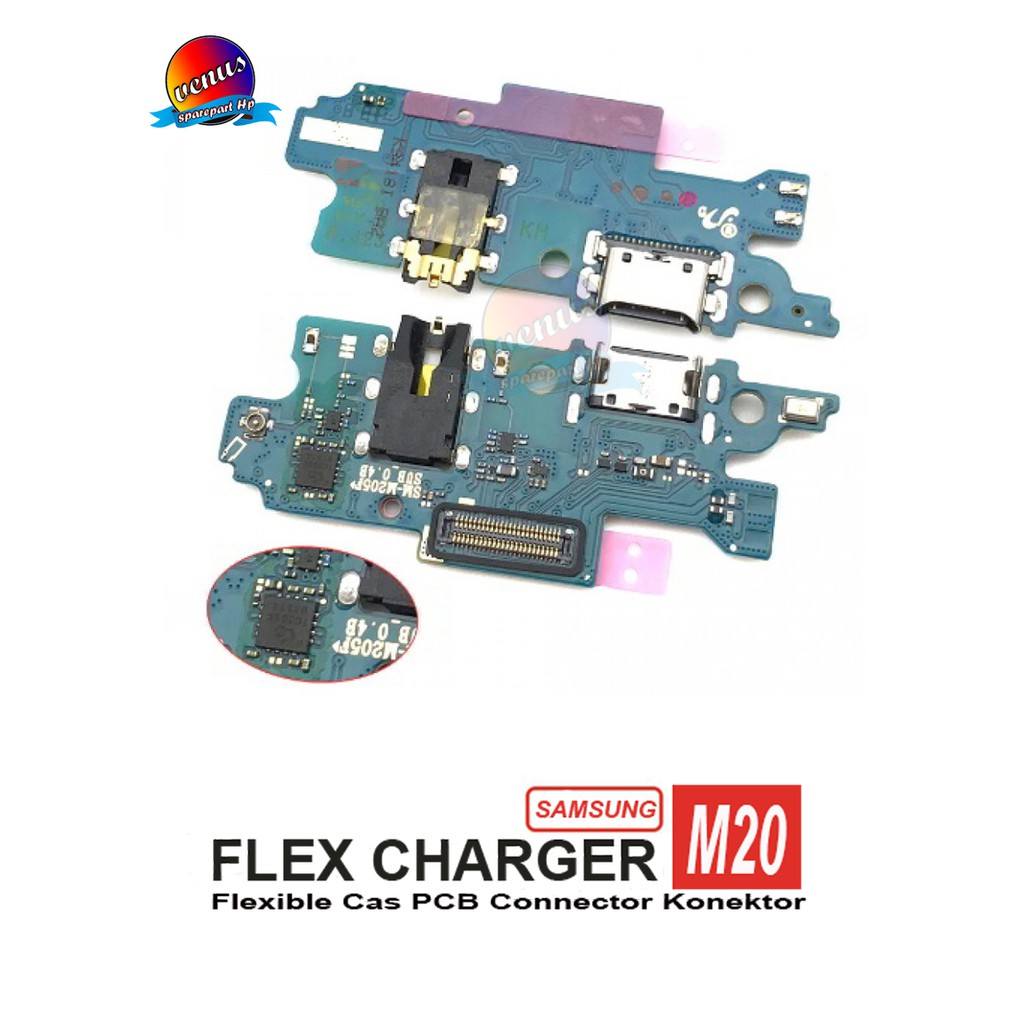 SAMSUNG M20 FLEXIBLE CAS PCB CONEKTOR Charger KONEKTOR CAS