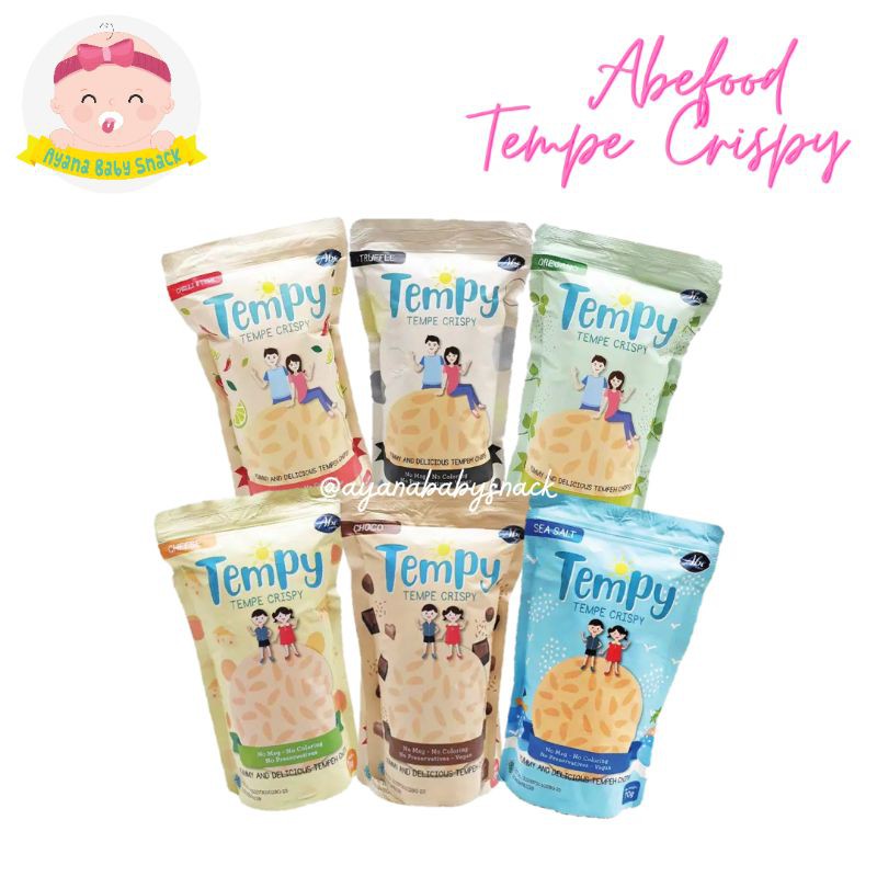 

ABEFOOD TEMPY KERIPIK TEMPE CRISPY KRIUK SNACK CEMILAN SEHAT ANAK