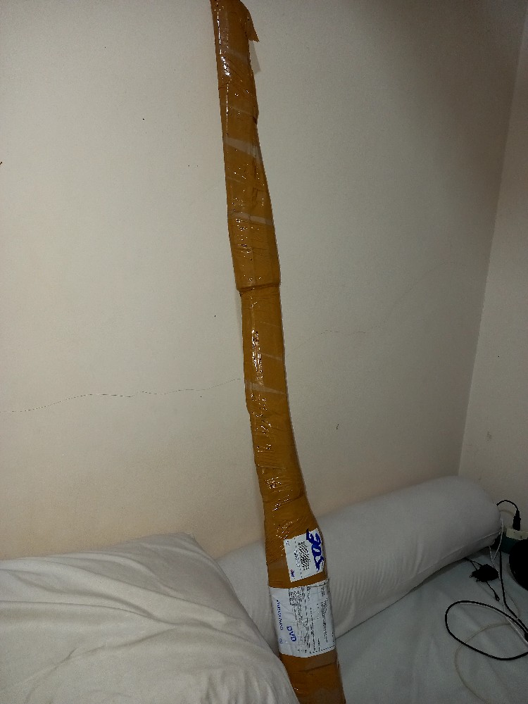 Batang Gorden / Rel Tirai Uk.120-210cm, Hitam/putih Ra1203