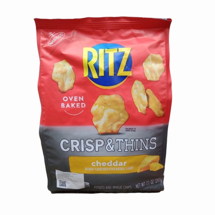 

RITZ CRISP & THINS CHEDDAR 201 GR