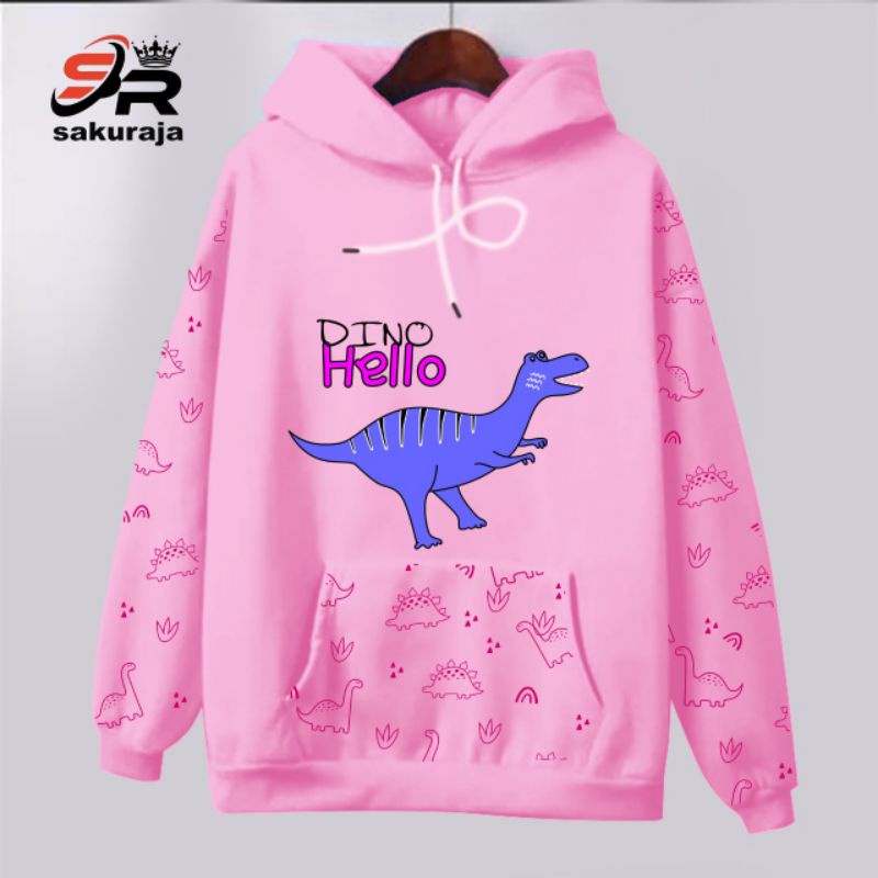 sweater hoodie anak baby Dino/umur 3-10 tahun bisa/COD