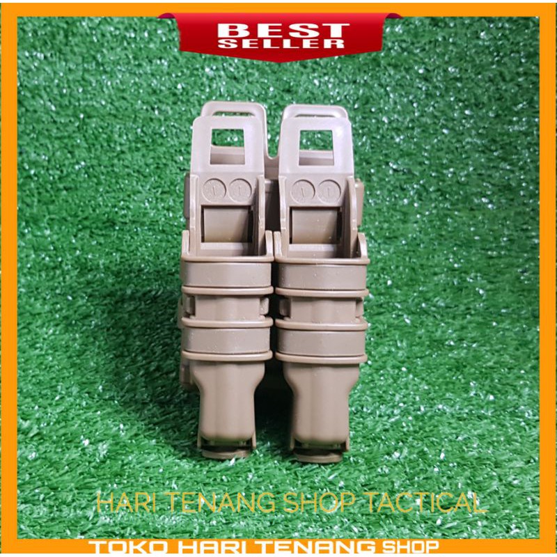 HOLSTER MAGAZINE MOLLE 3 IN 1 COKLAT