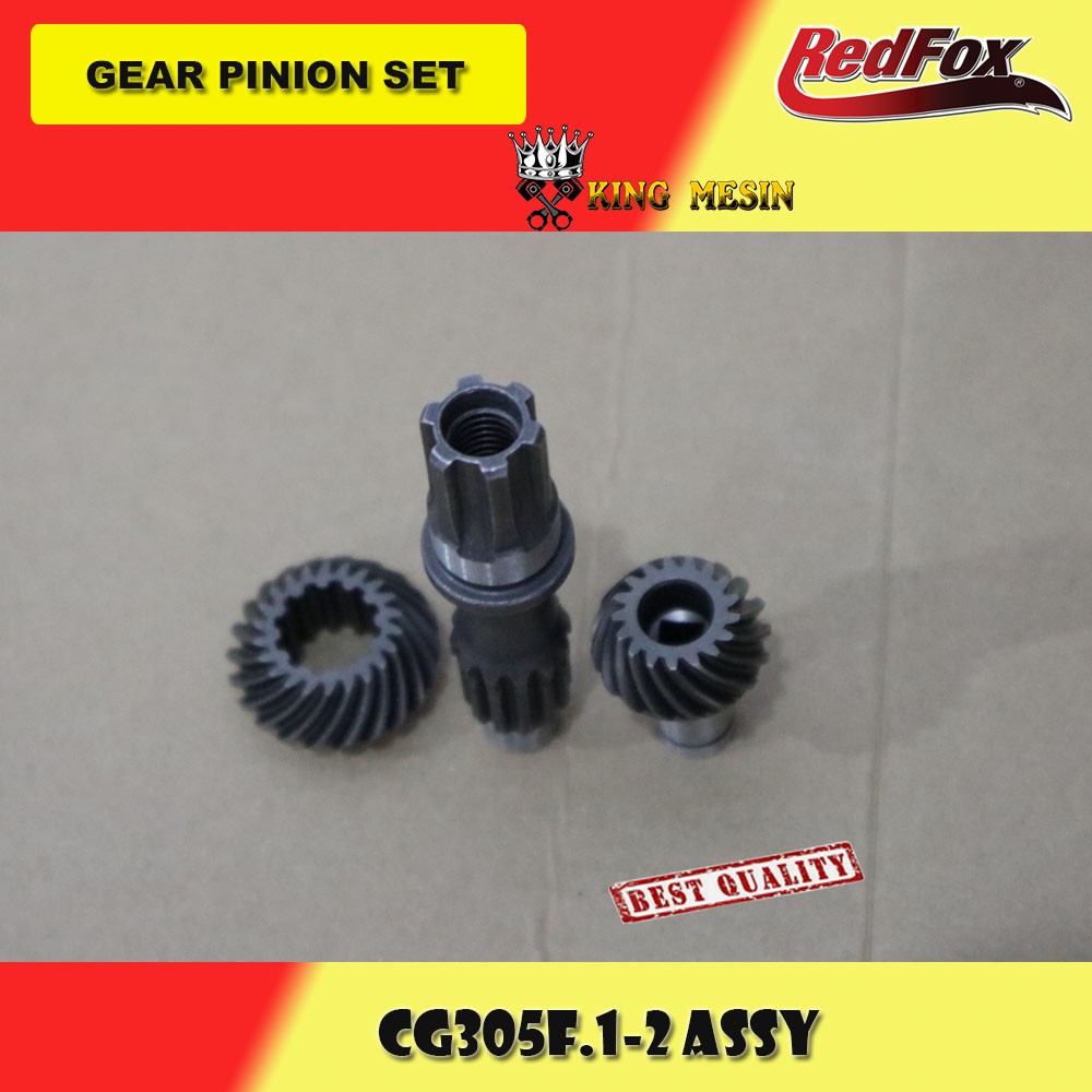 BG 328 Pinion Gear Shaft Set (Segi 4) Gigi Set Gear Case Mesin Potong Rumput 328