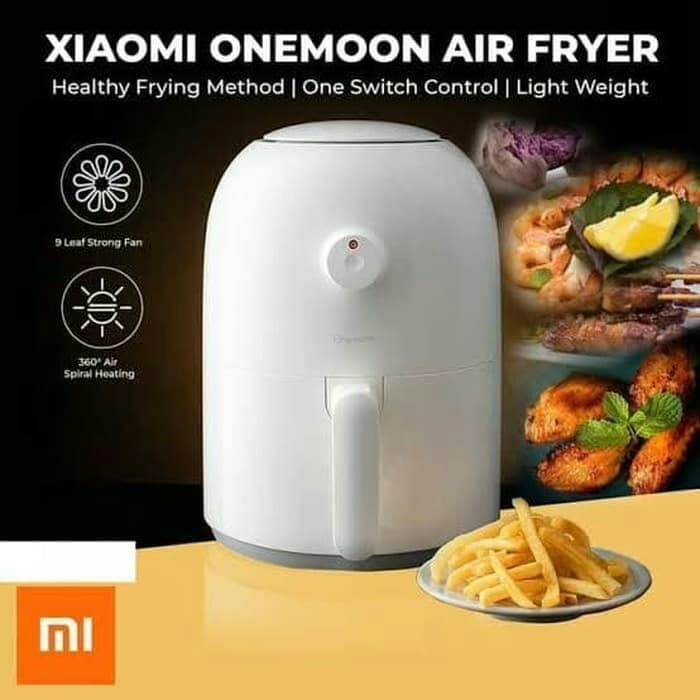 Jual ONEMOON Air Fryer 2L 800W Healthy Household/penggorengan | Shopee ...