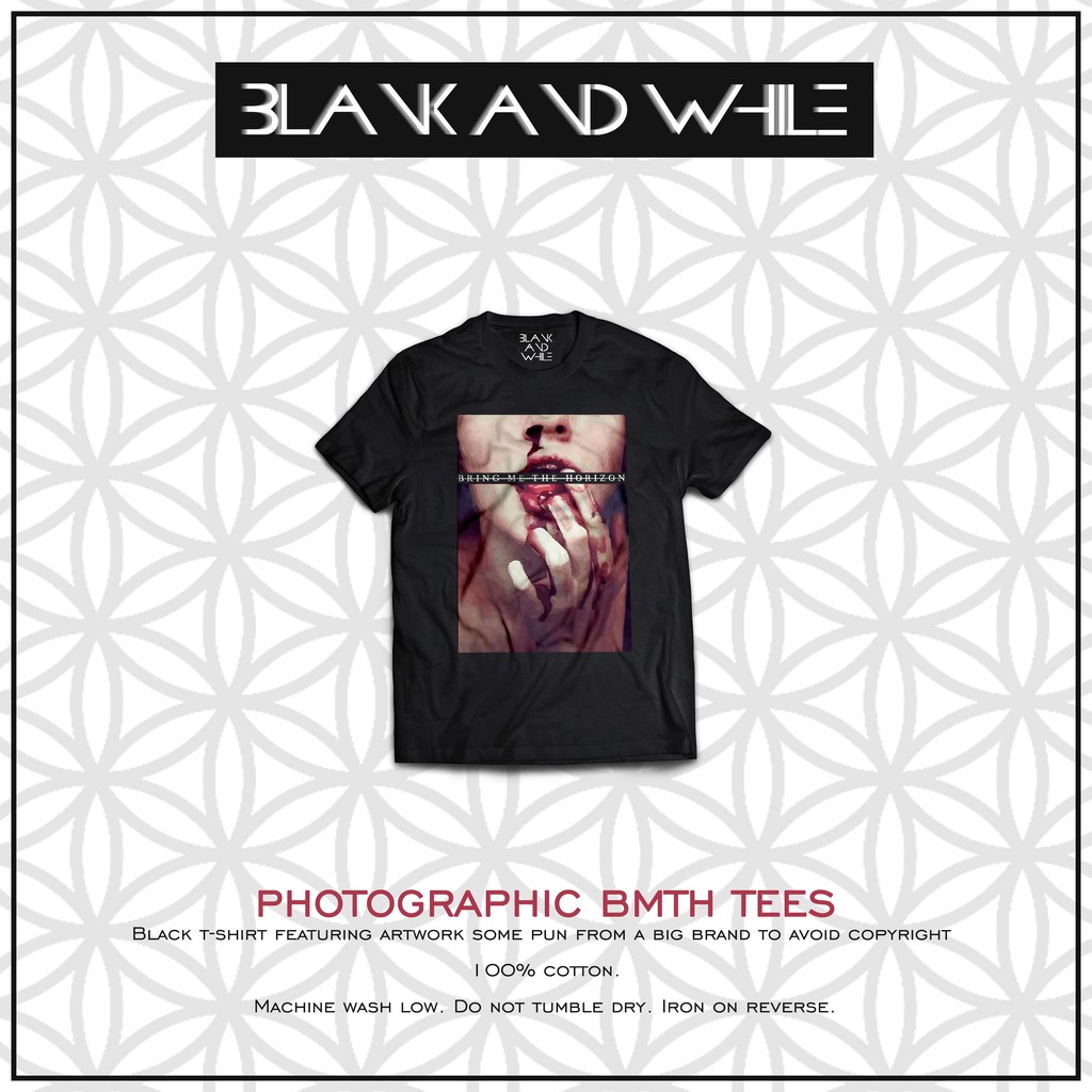 PHOTOGRAPHIC BMTH UNOFFICIAL MERCH Bring Me The Horizon / TSHIRT / Kaos Band Horizon Supply