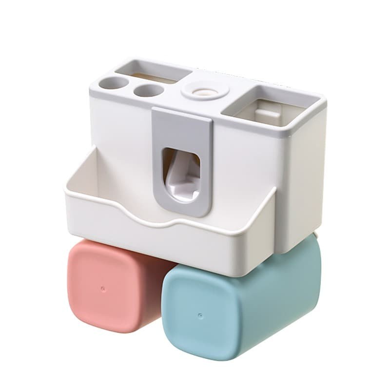 Dispenser Odol / Pasta Gigi dan Tempat Sikat Gigi / Toothbrush Holder