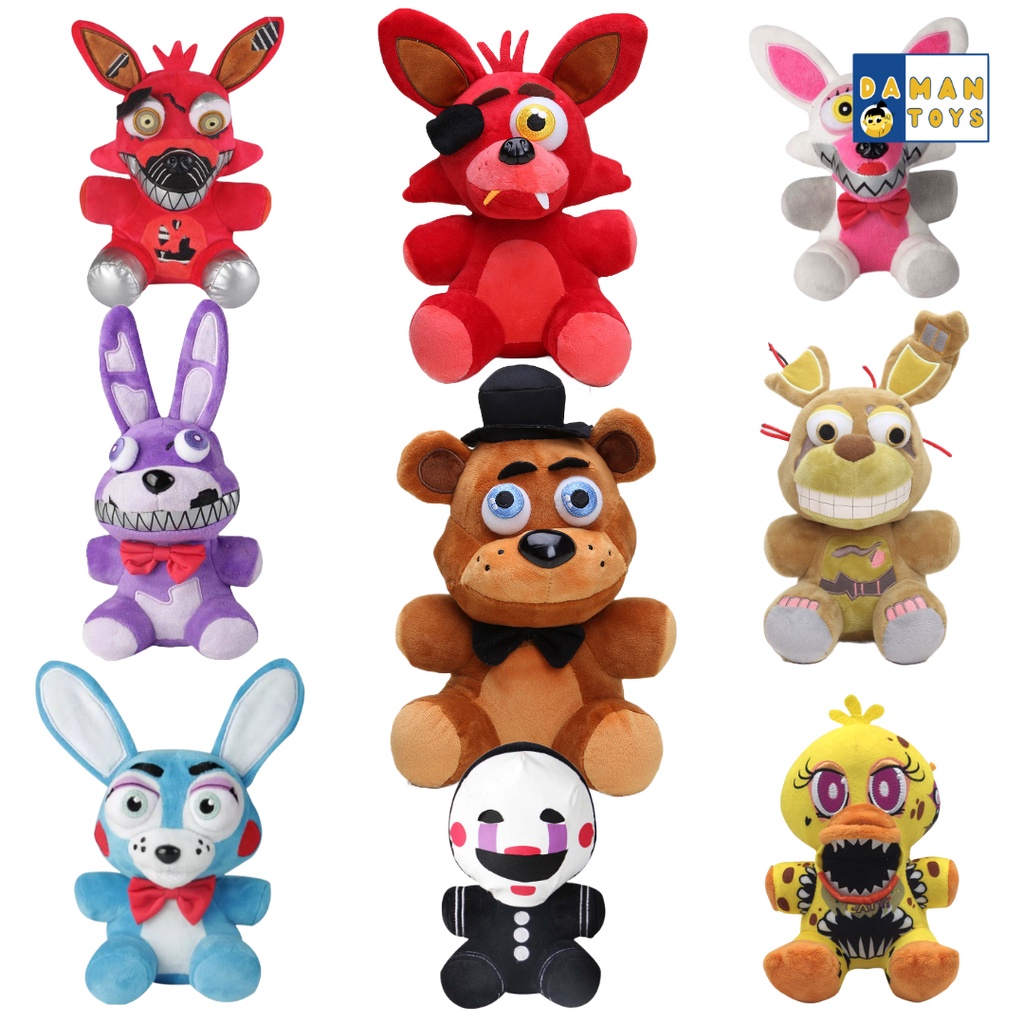 Boneka Freddy's FNAF Mainan Five Night At Freddy Security Breach Bahan Plush