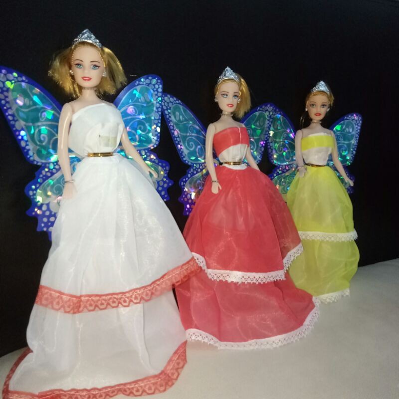 Mainan Boneka Princess Fairy - Boneka Sayap Kupu-Kupu