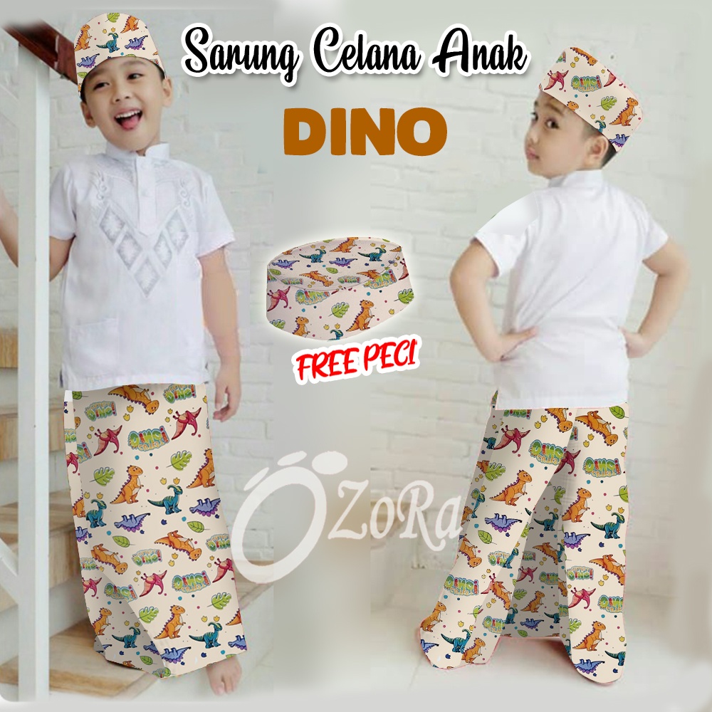 Sale Sarung Celana Anak Instan Karakter Wadimor Free Peci kartun
