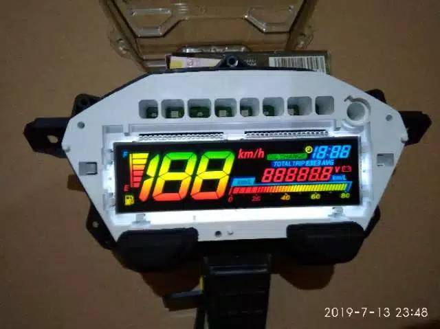 STIKER LAMPU LENGKAP MATA + ALIS + STOPLAMP ± LCD SPEEDOMETER  VARIO NEW 2018 DAN 2019