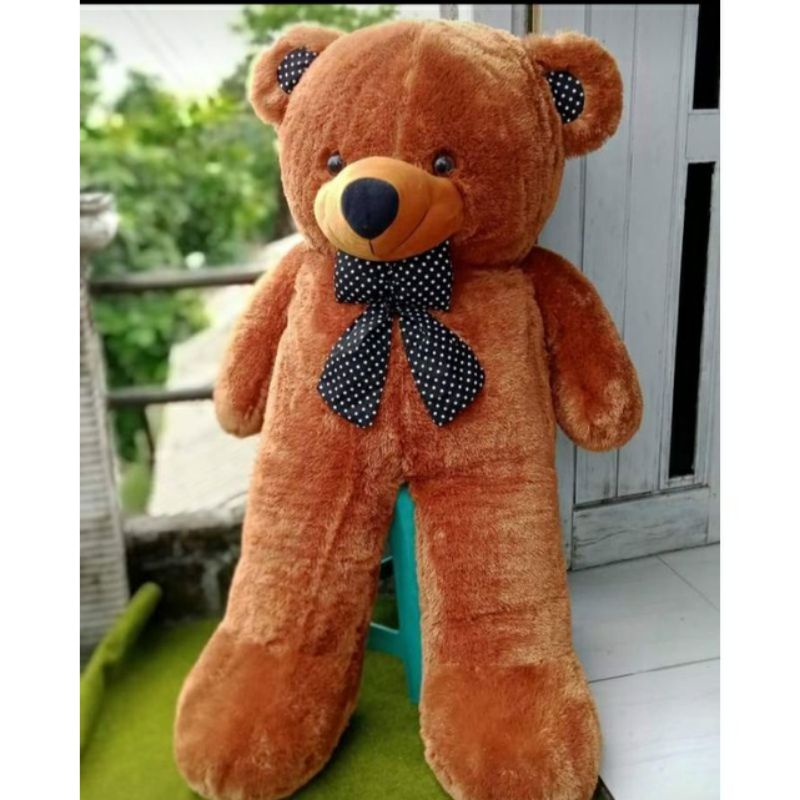 0Boneka Beruang Teddybear Jumbo 100cm 1 meter bagus