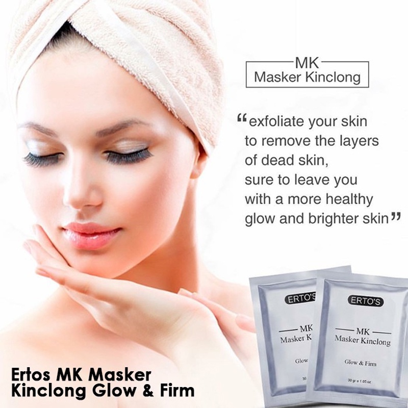 Ertos MK Erto's Masker Kinclong Glow &amp; Firm Masker Muka Kinclong 100% ORIGINAL TERDAFTAR BPOM