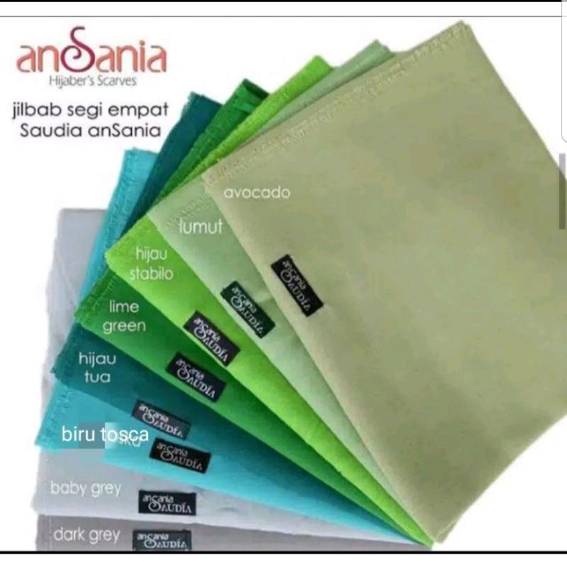Hijab segiempat rawis ori by Ansania Saudia Exclusive Fatwan Saudia Umama