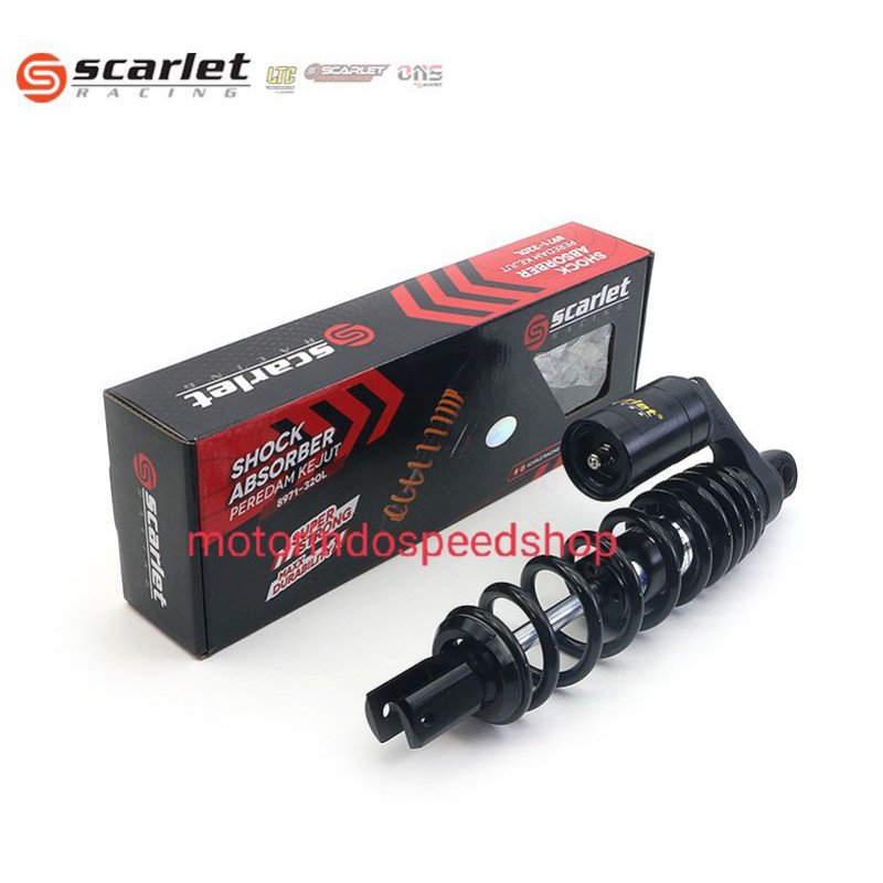 shock tabung matic ukuran 310- 330 asli scarlet g plus