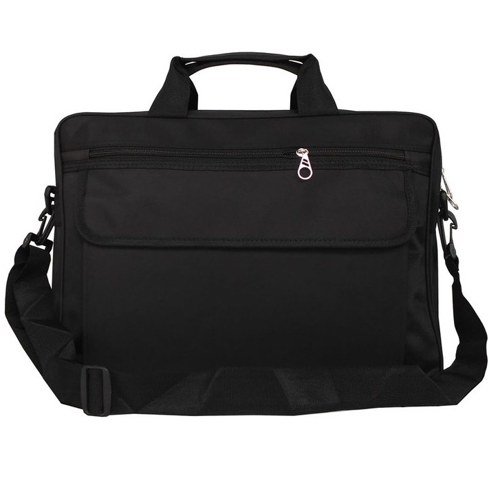 Tas Kantor Laptop Tutup 2in1 Selempang Tenteng Multi Fungsi PL 2136 17 - Original Black