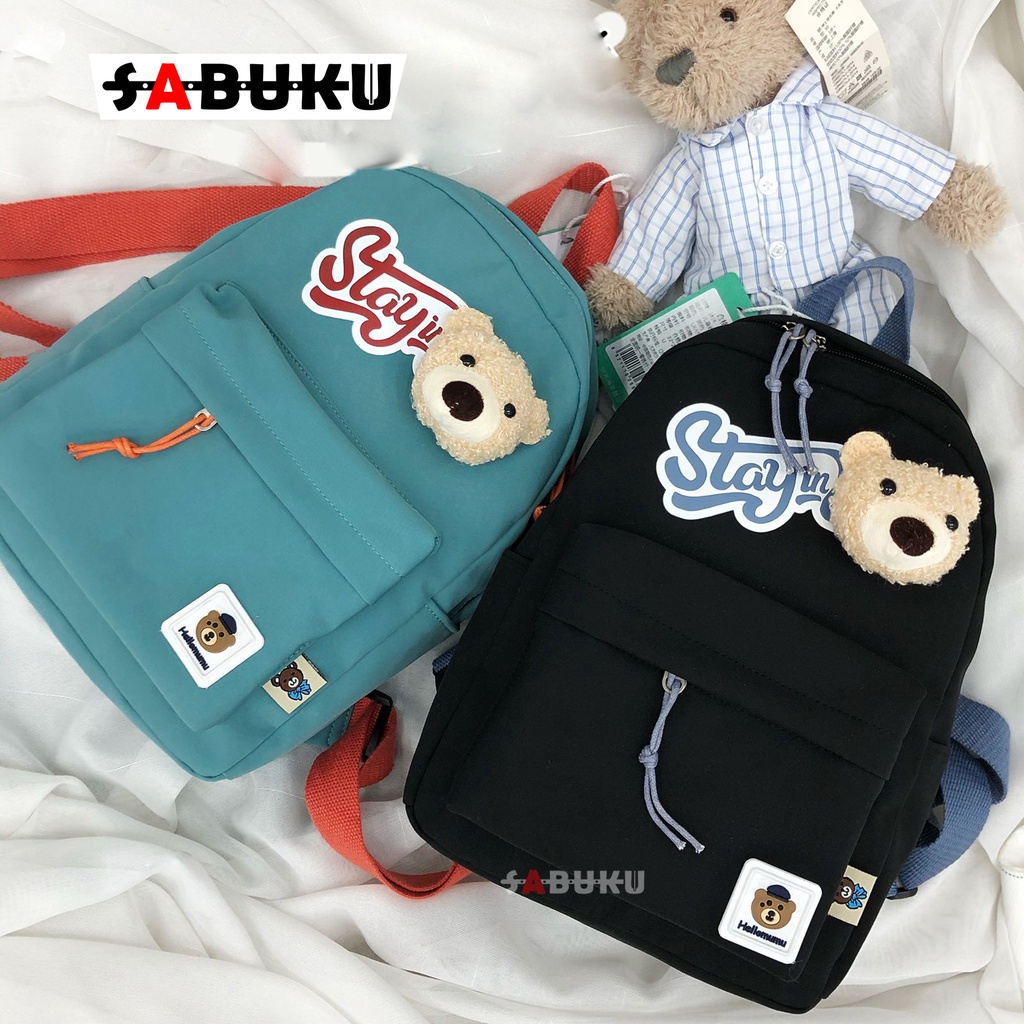 Tas Ransel Sekolah Anak Perempuan Dan Laki-Laki Backpack Unisex Anak PAUD TK SD Motif Carakter -204