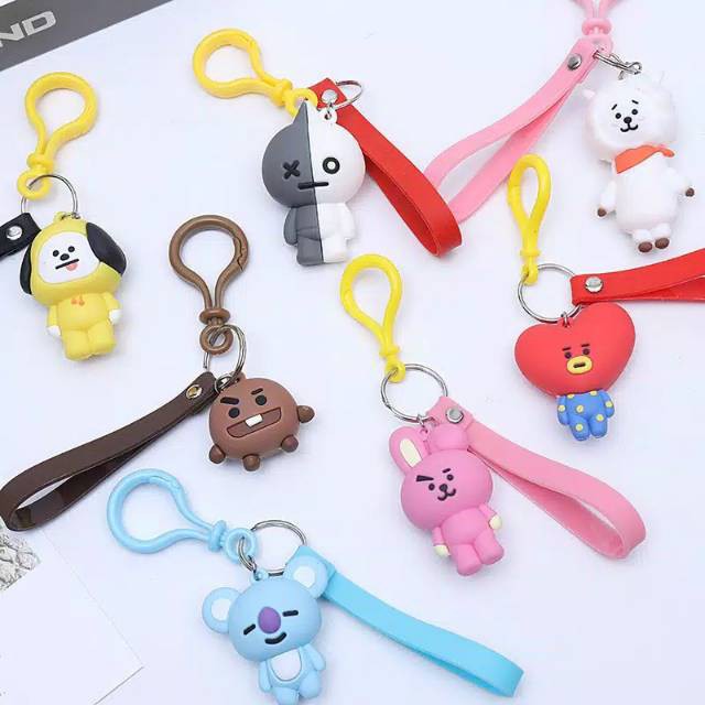 GANTUNGAN KUNCI BTS BT21 / GANTUNGAN BTS / GANTUNGAN KUNCI BTS / GANTUNGAN BONEKA