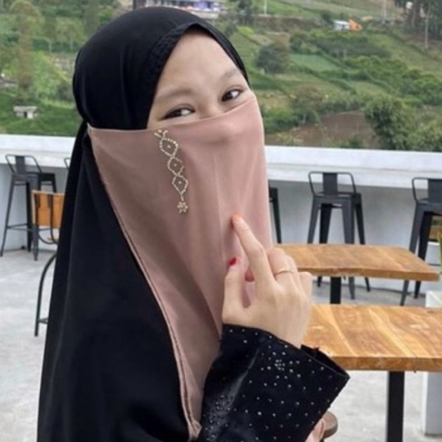 Cadar Niqab Selena Cadar Bandana Viral Termurah By Habbabah