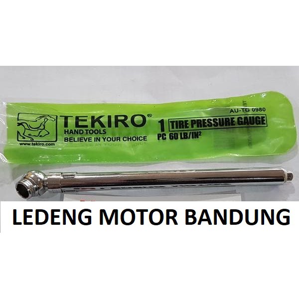 Tekiro Alat Ukur Tekanan Angin Pen Kecil Ban Sepeda Motor Mobil 60lb