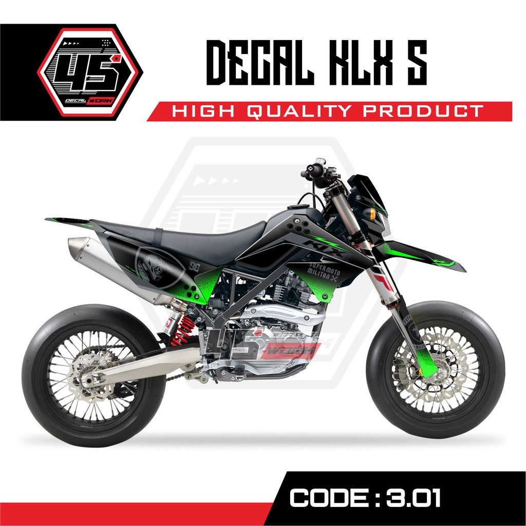 DECAL KLX150 S SUPERMOTO MILITAN