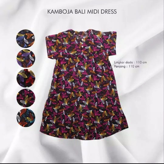 Daster Midi Bali /Daster Payung / Daster Solo Wanita Dewasa Original