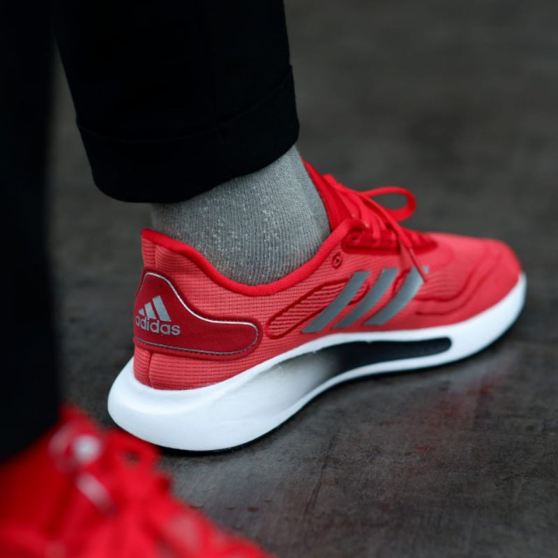 SEPATU ADIDAS SUPERNOVA BOOST RED SILVER ORIGINAL
