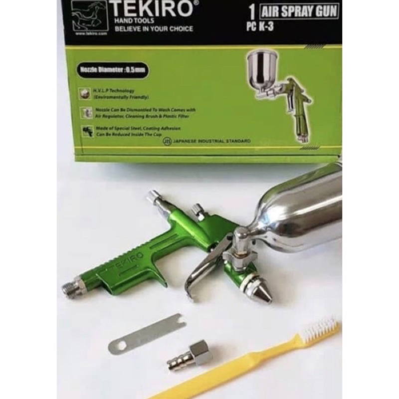 Spray gun cat tekiro k3 atas kecil 200cc Air spray gun K3 Tekiro Asli