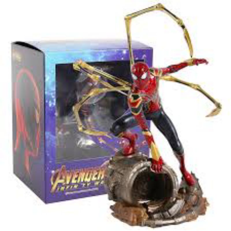 figure spiderman infinity wars figure iron spiderman marvel figure superhero