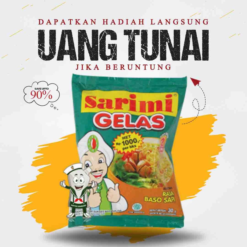 

Sarimi Gelas Sachet