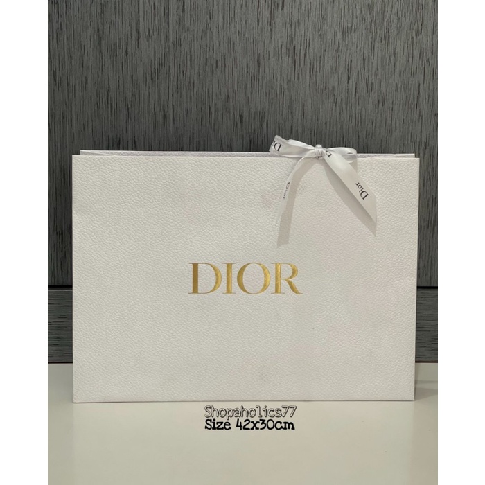 

(TERLARIS) Dior paperbag + ribbon L